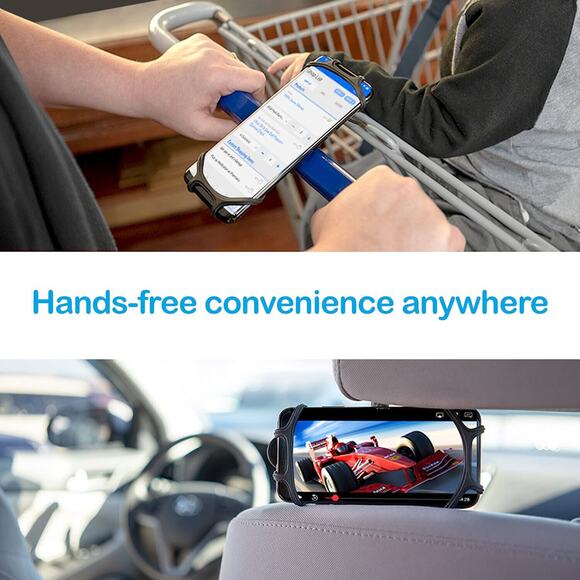 2pk Universal Motorcycle MTB Bike Bicycle Handlebar Mount Holder Cell Phone GPS - Picture 6 of 12